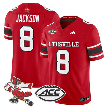 Personalized LC '1980s Throwback' Vapor Limited Jersey - Red / Lamar Jackson Stitched