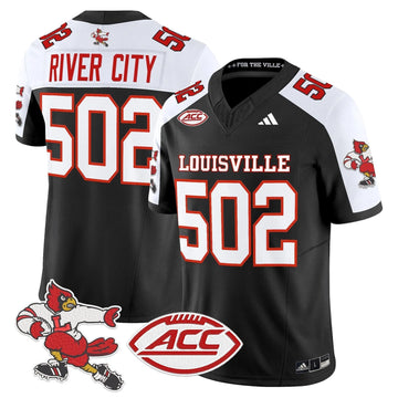 Personalized LC '1980s Throwback' Vapor Limited Jersey - Black Alternate / River City 502 Stitched