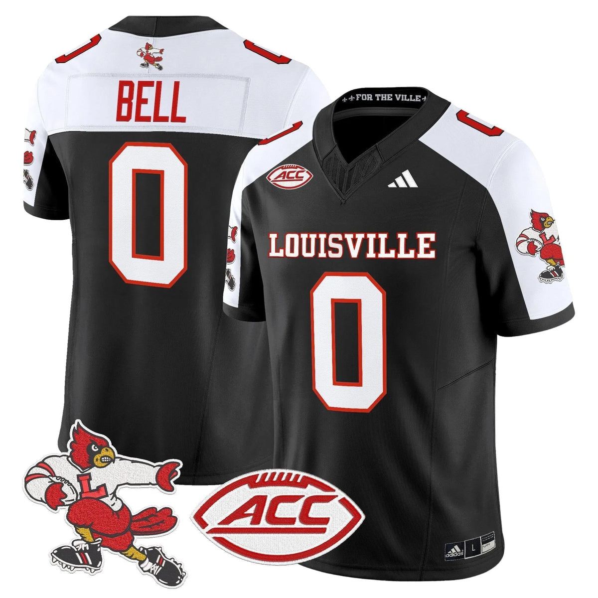 Personalized LC '1980s Throwback' Vapor Limited Jersey - Black Alternate / Chris Bell Stitched
