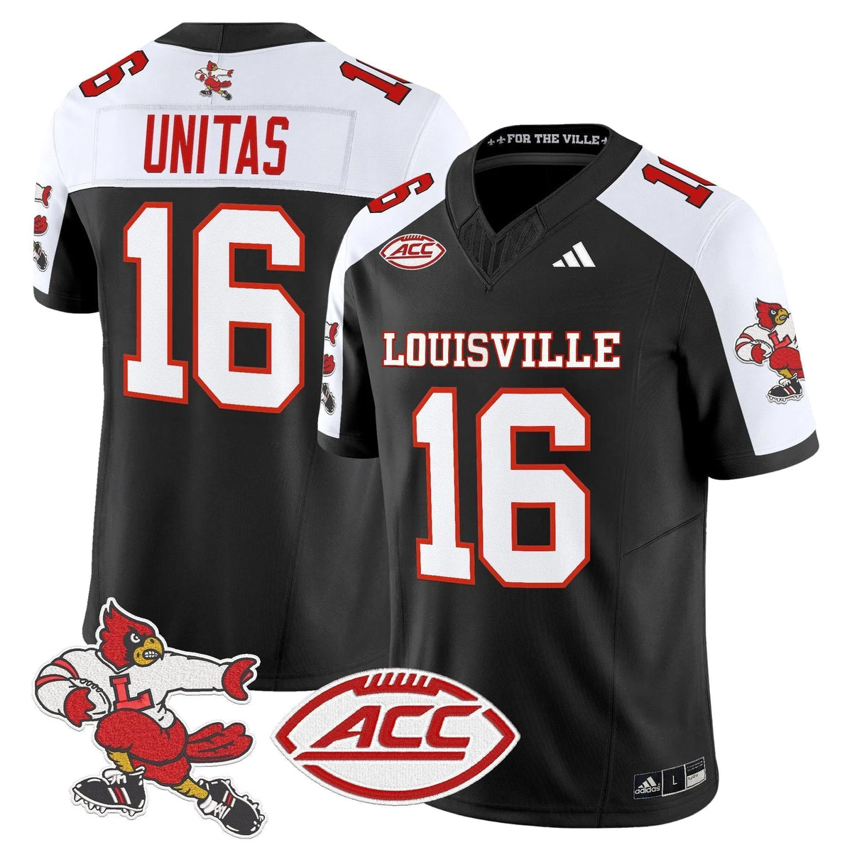 Personalized LC '1980s Throwback' Vapor Limited Jersey - Black Alternate / Johnny Unitas Stitched