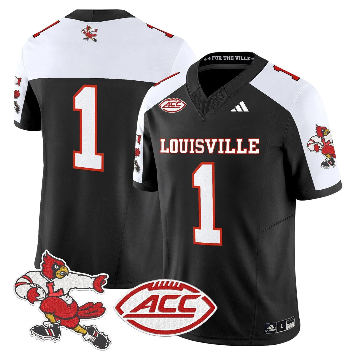 Personalized LC '1980s Throwback' Vapor Limited Jersey - Black Alternate / #1 Team Stitched