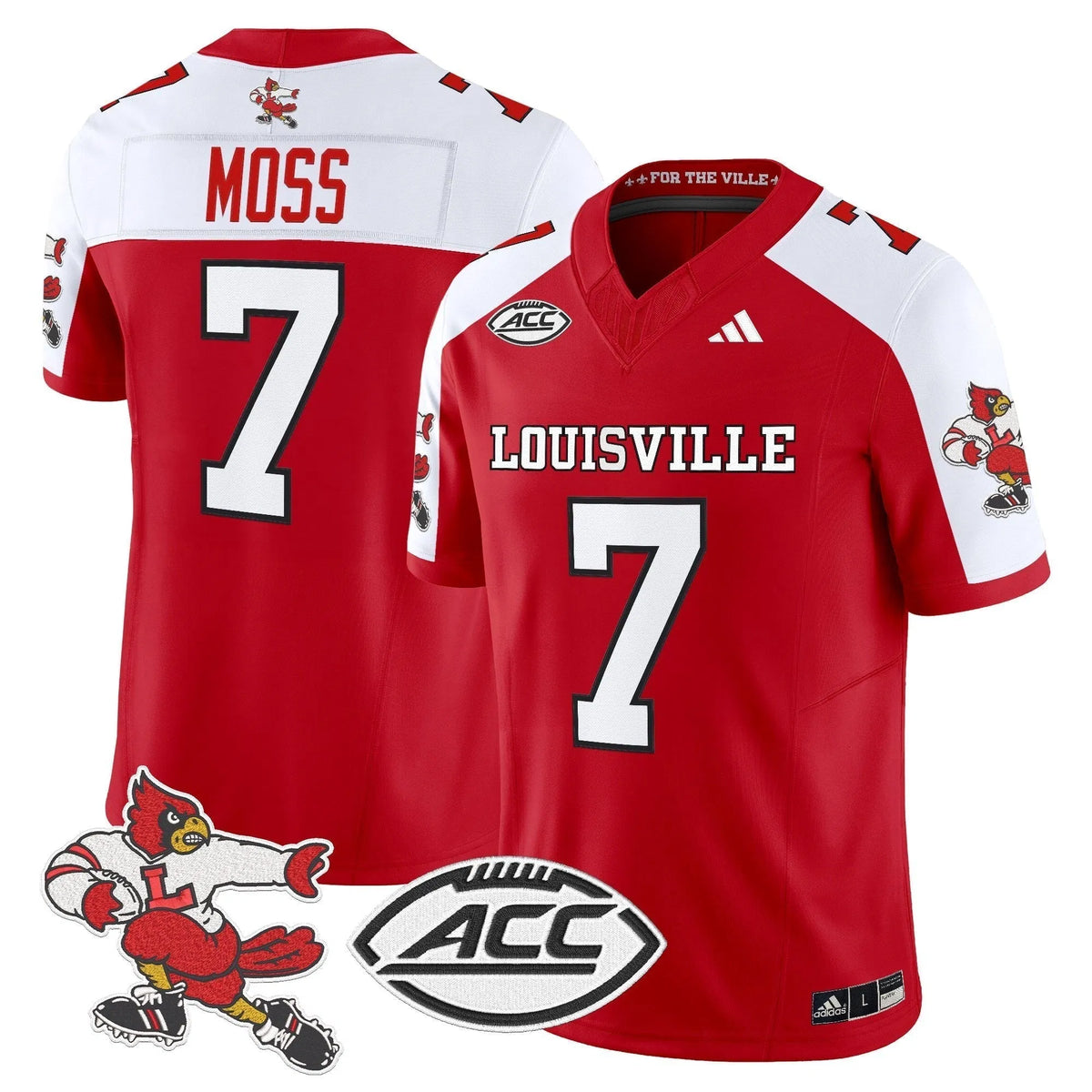 Personalized LC '1980s Throwback' Vapor Limited Jersey - Red Alternate / Miller Moss Stitched