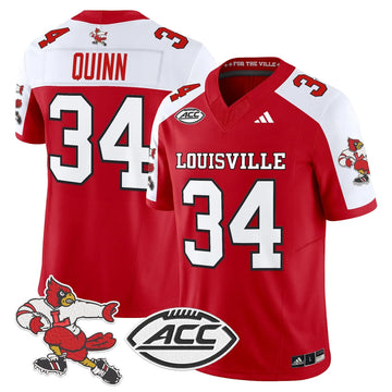 Personalized LC '1980s Throwback' Vapor Limited Jersey - Red Alternate / TJ Quinn Stitched