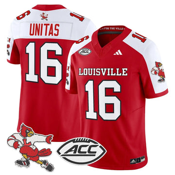 Personalized LC '1980s Throwback' Vapor Limited Jersey - Red Alternate / Johnny Unitas Stitched
