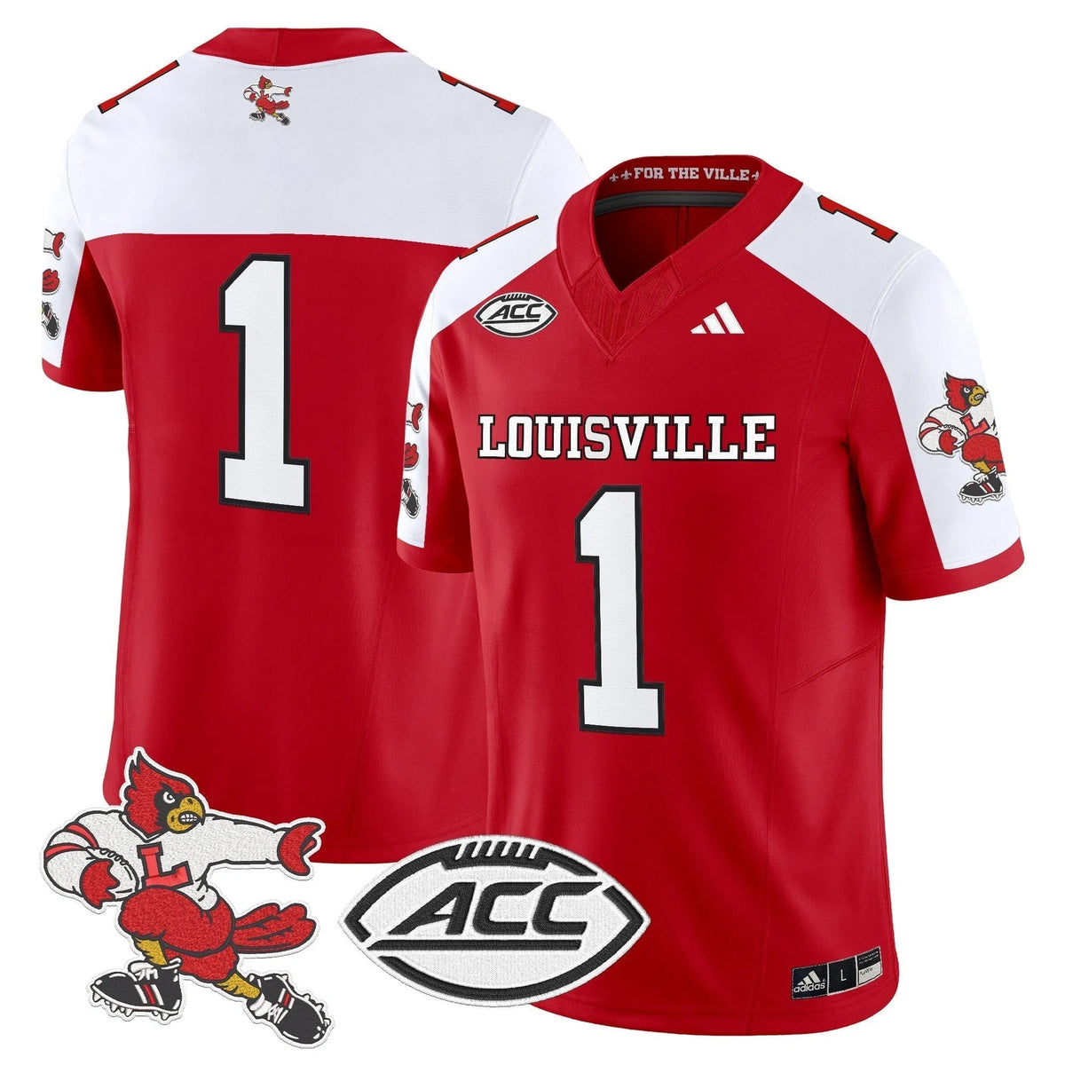 Personalized LC '1980s Throwback' Vapor Limited Jersey - Red Alternate / #1 Team Stitched