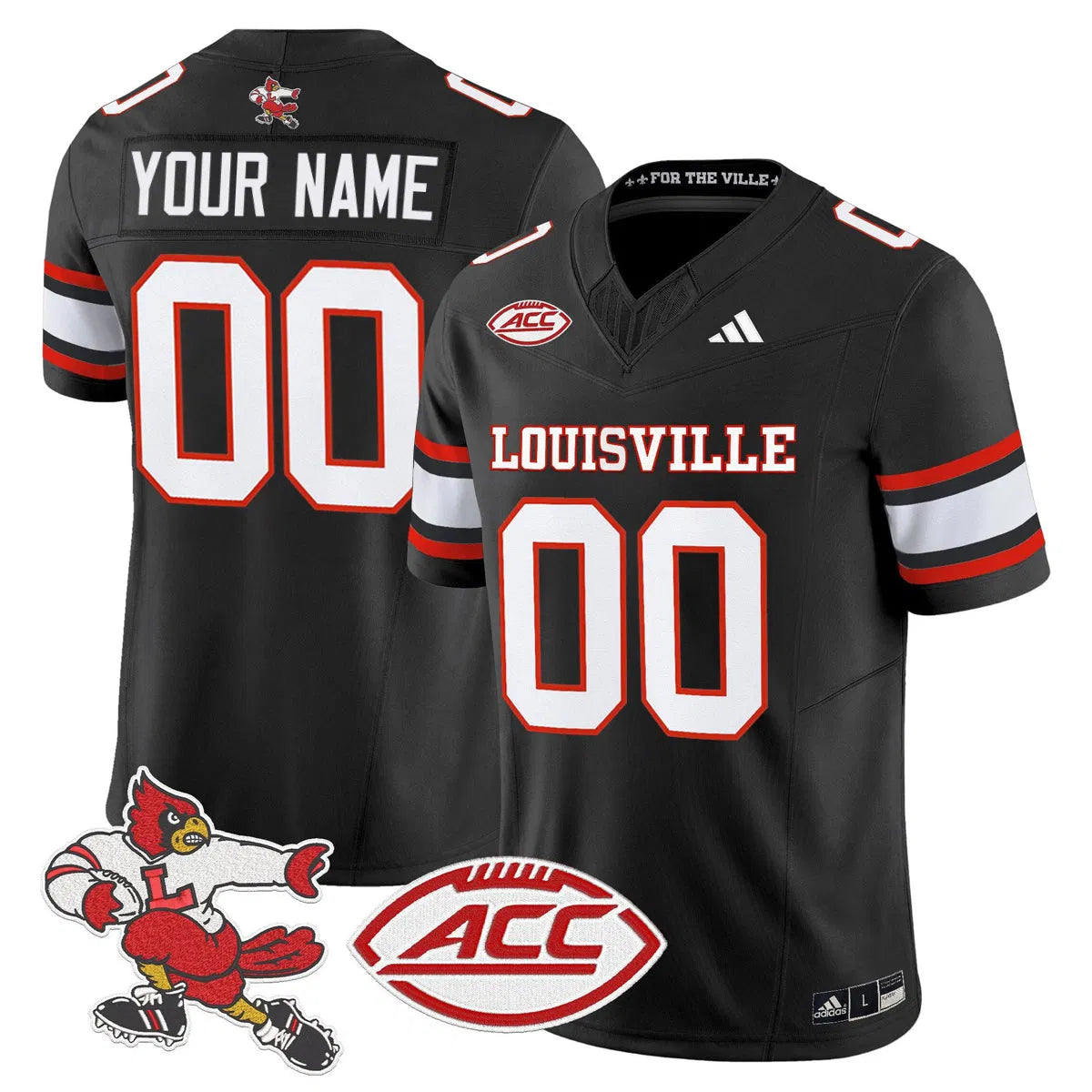 Personalized LC '1980s Throwback' Vapor Limited Custom Jersey - Black Stitched