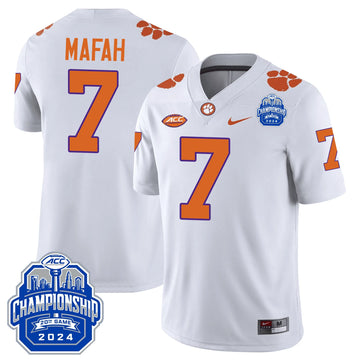 Personalized CT 24/25 Jersey - ACC Championship Patch - MAFAH - 7 / White Stitched