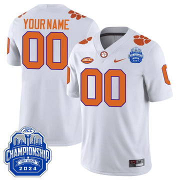 Personalized CT 24/25 Jersey - ACC Championship Patch - CUSTOM - 00 / White Stitched