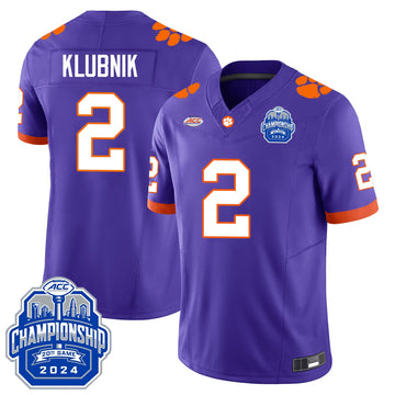 Personalized CT 24/25 Jersey - ACC Championship Patch - KLUBNIK - 2 / Purple Stitched
