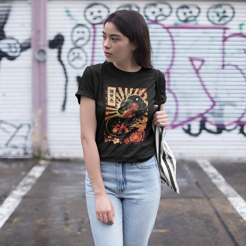 Japanese Vintage Ukiyo E Tee - Gift for friend