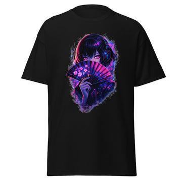Japanese Cyberpunk Anime Girl Tee - Gift for friend