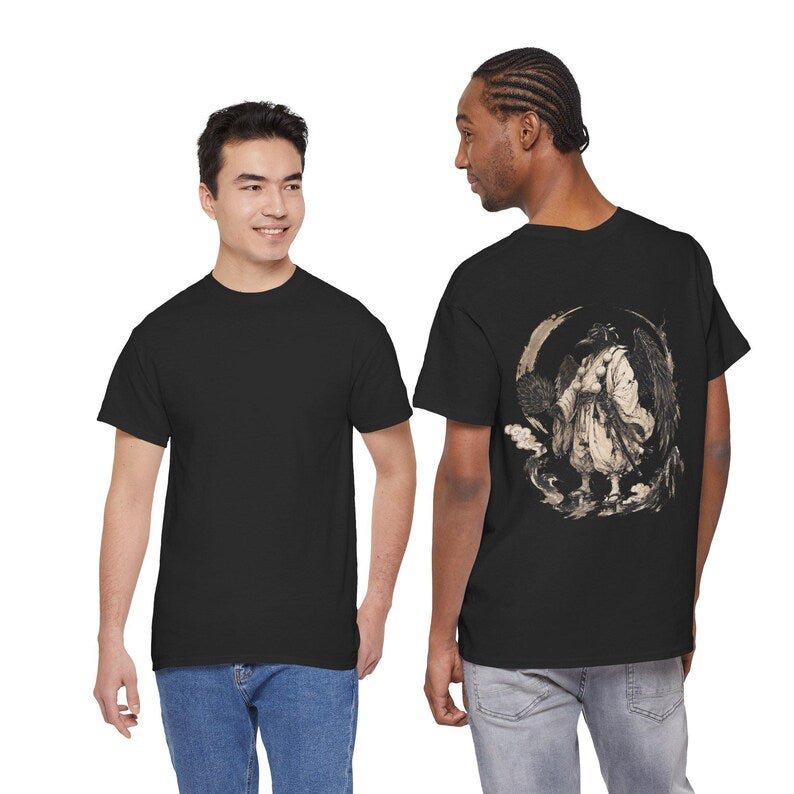 Japanese Karasu Tengu Mythology Tee - Gift for friend