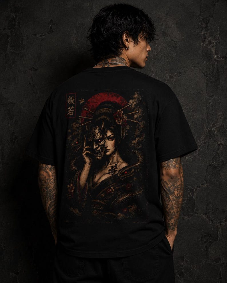 Japanese Snake Streetwear Tee - Gift for friend