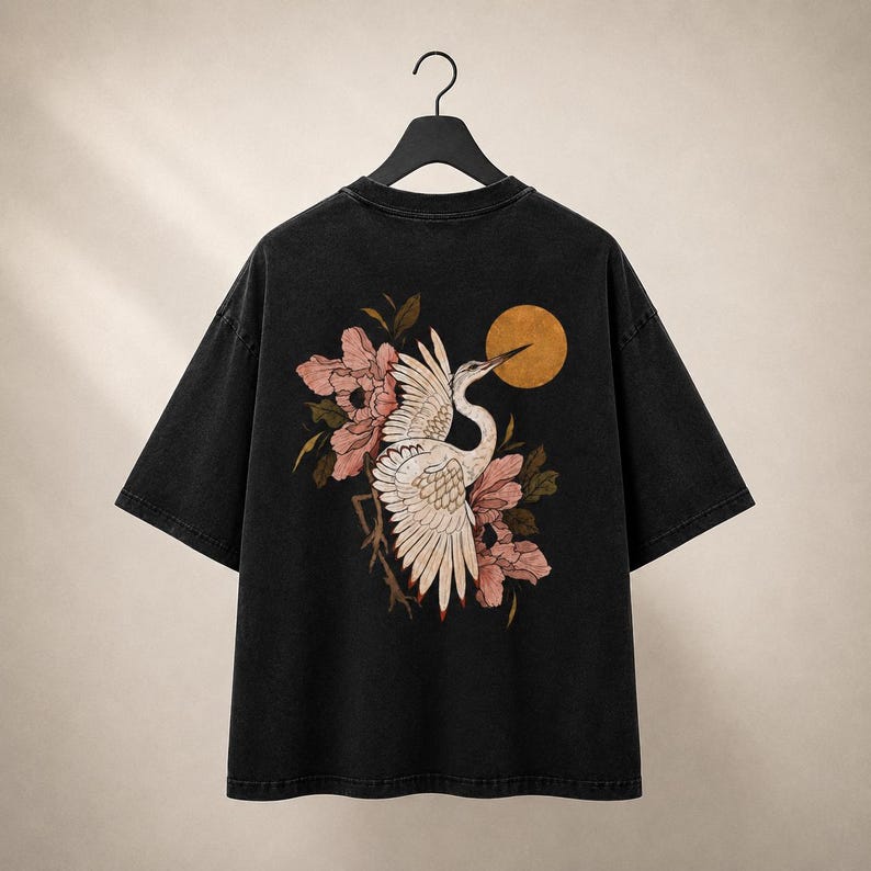 Mirtho The Crane Floral Tee - Gift for friends