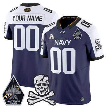 Personalized NM Vapor Limited Custom Jersey - Navy Alternate Stitched