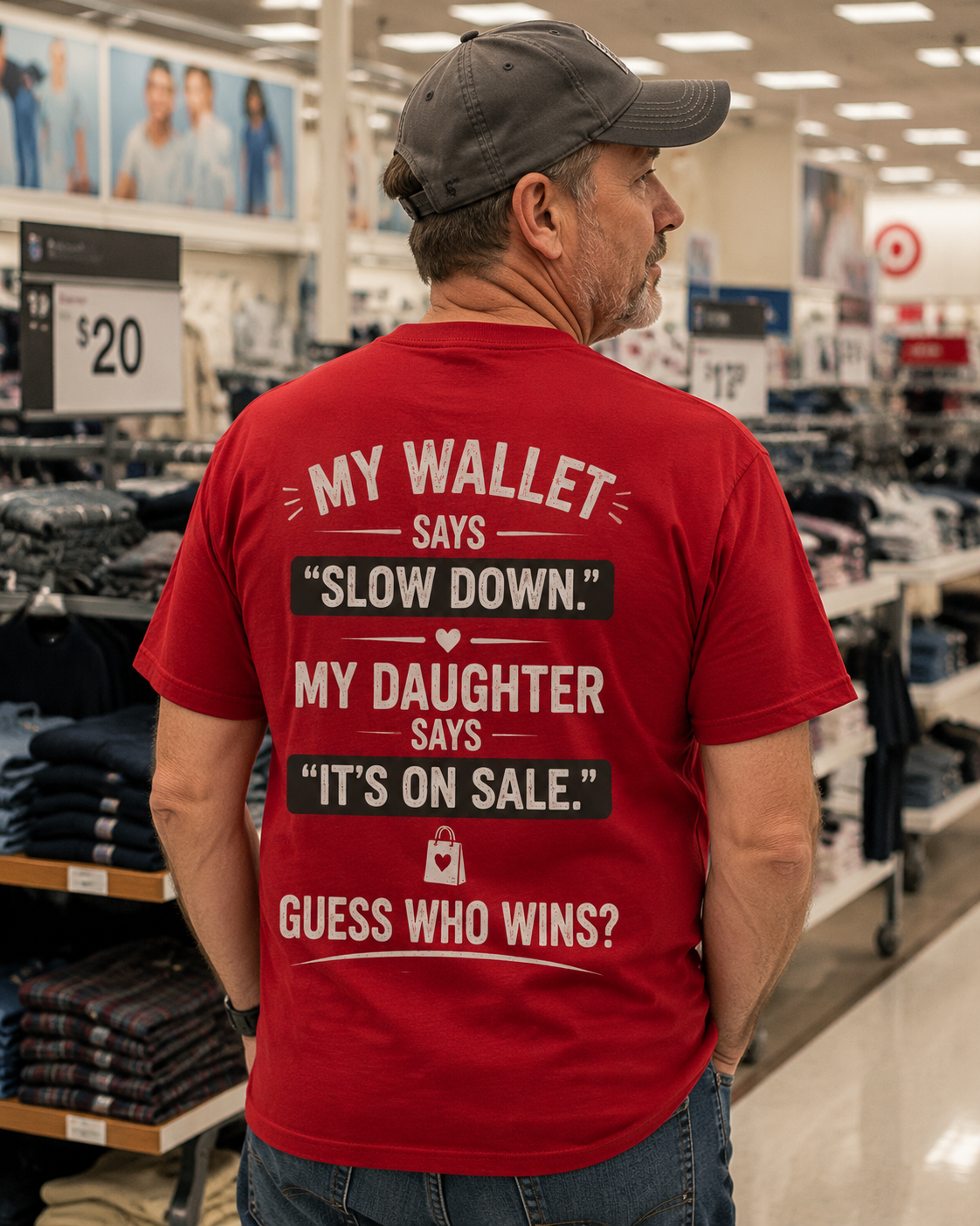 My Wallet Says “Slow Down” Shirt – Funny Protective Dad T-Shirt